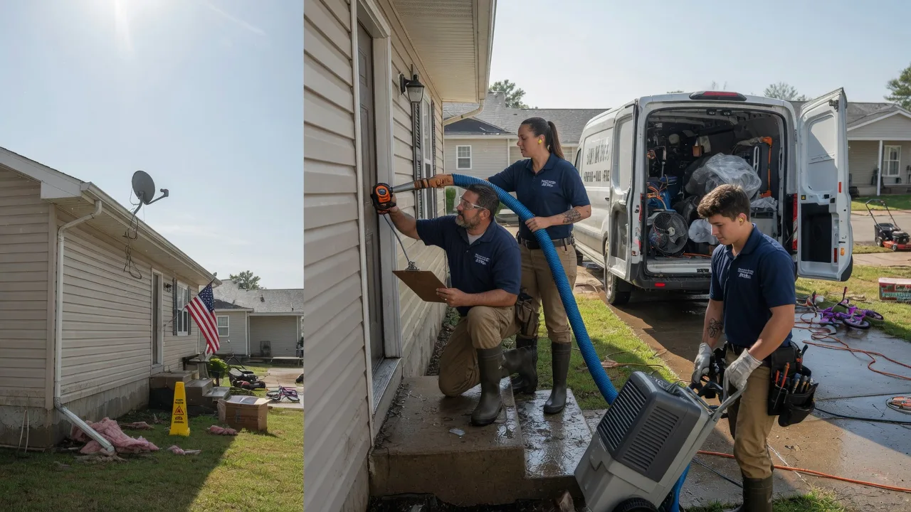 Ceiling Water Damage Restoration in Minneapolis, KS near me